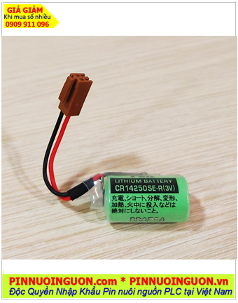 Pin CR14250SE-R _Pin nuôi nguồn Sanyo CR14250SE-R lithium 3.0v 1/2AA Made in Japan